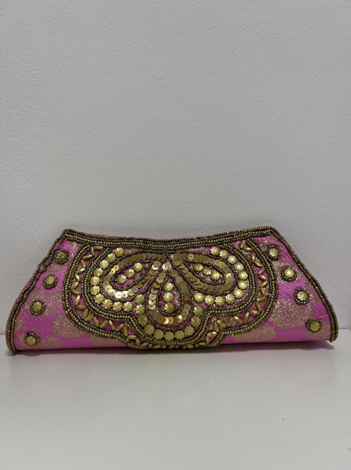 Bolso indio rosa