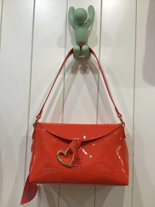 Bolsa Noco Charol Rojo