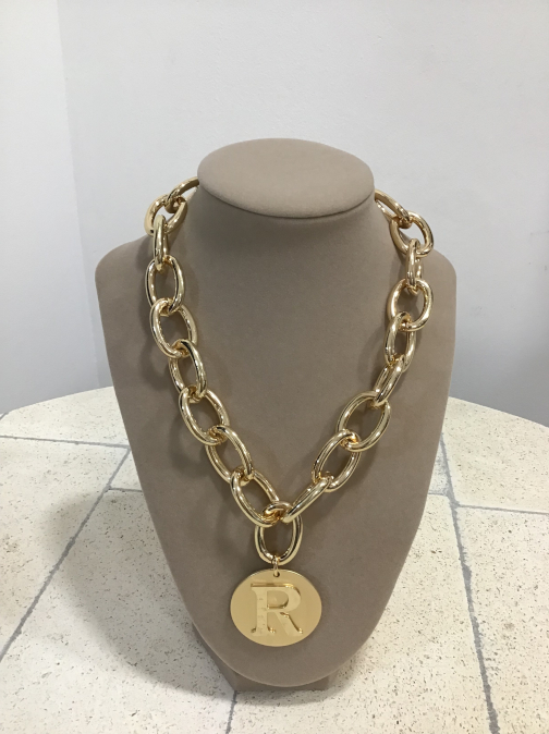 Gargantilla Bolas Resina Granate